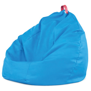 Pouf POIRE tissu enduit Abaka - D85xH100 cm