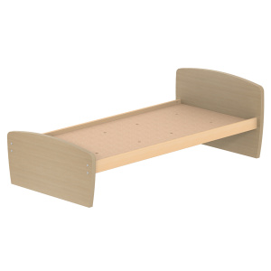 Lit DANAÉ SIGNATURE stratifié sommier aggloméré H34 cm - 80x190 cm
