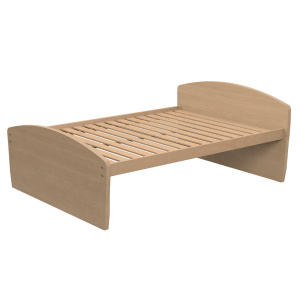 Lit DANAÉ SIGNATURE stratifié sommier à lattes rigides H50 cm - 140x190 cm