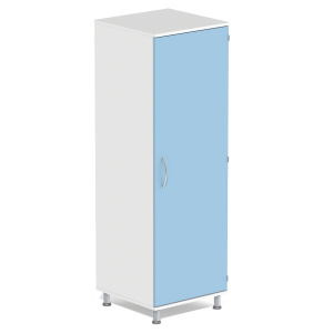 Armoire ACTIVE SUMMUM 1 porte charnière à droite mélaminé 1/2 penderie et lingerie - L60xP60xH190 cm