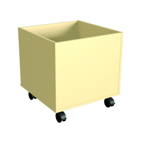 Bac à jouets PICCOLO mobile mélaminé - L60xP60xH51,5 cm