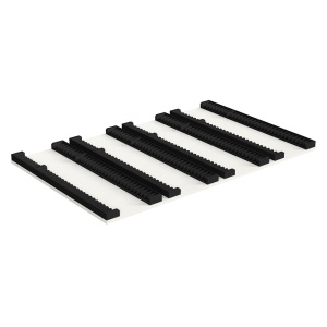 Équipement DVD avec étuis pour tiroir meuble L76 cm