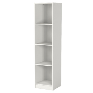 Colonne de rangement 4 cases mélaminé - L50xP50xH210,7 cm