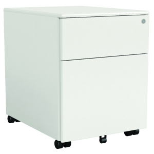 Caisson de bureau mobile 2 tiroirs - L42xP54xH54 cm