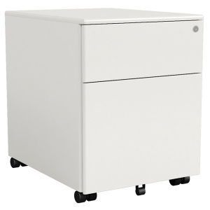 Caisson de bureau mobile 2 tiroirs - L42xP54xH54 cm