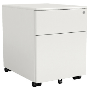 Caisson de bureau mobile 2 tiroirs - L42xP54xH54 cm