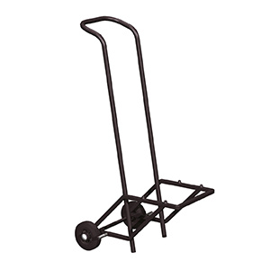 Diable de transport pour chaise empilable époxy - L50xP67xH123 cm - Noir RAL 9005