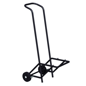 Diable de transport pour chaise empilable époxy - L50xP67xH123 cm - Noir RAL 9005