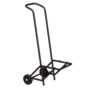 Diable de transport pour chaise empilable époxy - L50xP67xH123 cm - Noir RAL 9005
