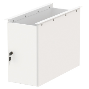 Coffre UC ITO mélaminé avec serrure - L28,5xP72xH50 cm