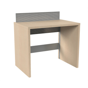 Poste de consultation CARÉA stratifié et époxy - L120xP80 cm - H110 cm