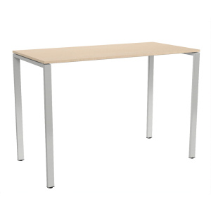 Table haute BENCH plateau ép.20,5 mm stratifié chant ABS piètement époxy - 160x80 cm - H110 cm