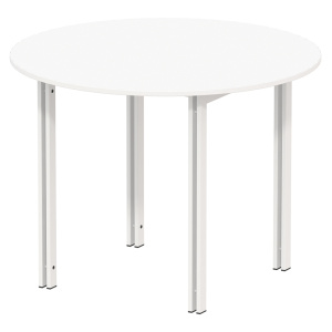 Table ITO plateau stratifié piètement époxy - D100 cm - T6
