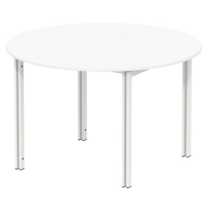 Table ITO plateau stratifié piètement époxy - D120 cm - T6