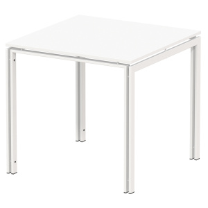 Table ITO plateau stratifié piètement époxy - 80x80 cm - T6