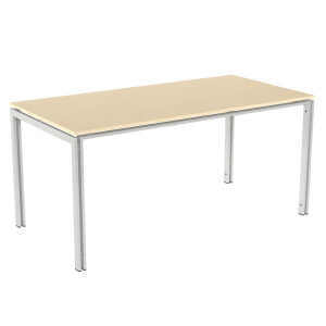 Table ITO plateau stratifié piètement époxy - 160x80 cm - T6