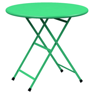 Table pliante ARC EN CIEL acier époxy - D80 cm  T6