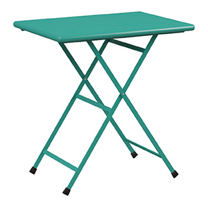 Table pliante ARC EN CIEL acier époxy - 70x50 cm – T6