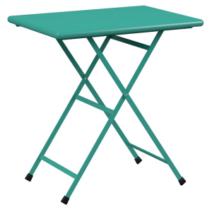 Table pliante ARC EN CIEL acier époxy - 70x50 cm – T6