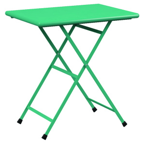 Table pliante ARC EN CIEL acier époxy - 70x50 cm  T6