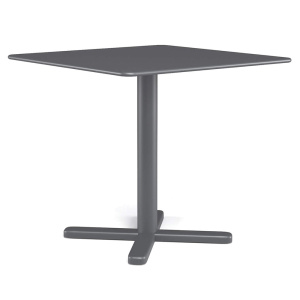Table rabattable DARWIN acier 80x80 cm - T6