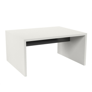 Table CARÉA pieds panneaux et plateau ép.40 mm stratifié chant ABS - 150x120 cm - T6