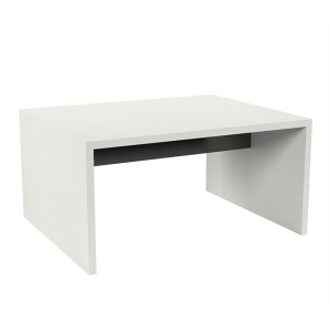 Table CARÉA pieds panneaux et plateau ép.40 mm stratifié chant ABS - 150x120 cm - T6