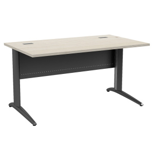 Bureau PREM'S plateau stratifié chant ABS piètement époxy - 140x80 cm - T6