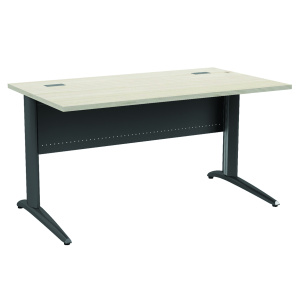 Bureau PREM'S plateau stratifié chant ABS piètement époxy - 140x80 cm - T6