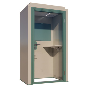 Cabine acoustique FIZZ BOX W1 téléphonique - 1 personne - L127xP97xH229 cm