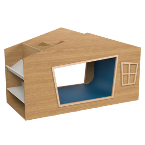 Cabane des bois mélaminé - L210xP92xH100 cm