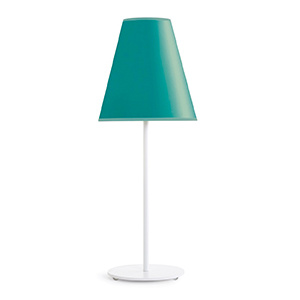 Lampe sur socle COSYLITE abat-jour PVC structure époxy - D25xH66 cm