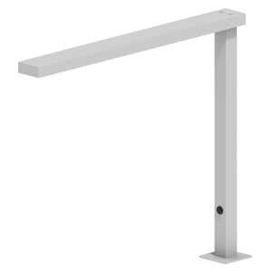 Lampe à fixer LIBRARY simple tête aluminium - L45xH39 cm
