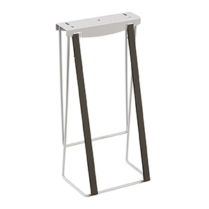 Support UC à fixer époxy sangle élastique noir - L27xP15xH50 cm