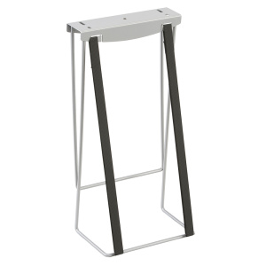 Support UC à fixer époxy sangle élastique noir - L27xP15xH50 cm