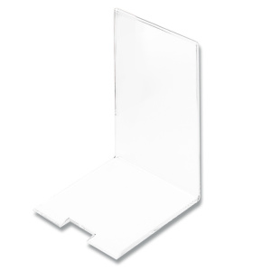 Serre-livres polycristal - L12xP12xH20 cm - Transparent