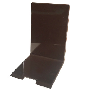 Serre-livres polycristal - L10xP12xH15,5 cm - Brun