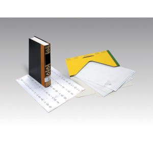 Lot de 1200 étiquettes adhésives 25 feuilles A4 - L2,2xH1,27 cm - Blanc