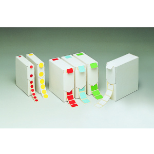 Lot de 1000 gommettes auto-adhésives - D9 mm - Blanc