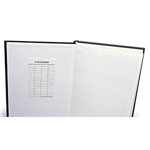 Lot de 1000 fiches à retourner - L7,5xH12,5 cm - Blanc
