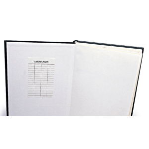 Lot de 1000 fiches à retourner - L7,5xH12,5 cm - Blanc