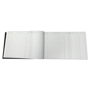 Registre d'inventaire 100 pages - L42,7xH29,7 cm - Noir/blanc