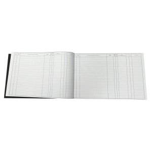 Registre d'inventaire 100 pages - L42,7xH29,7 cm - Noir/blanc