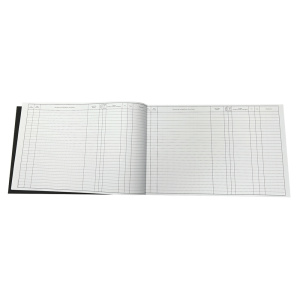 Registre d'inventaire 100 pages - L42,7xH29,7 cm - Noir/blanc