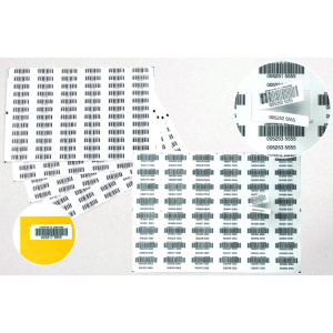 Lot de 1000 étiquettes pour code-barres - planche A4