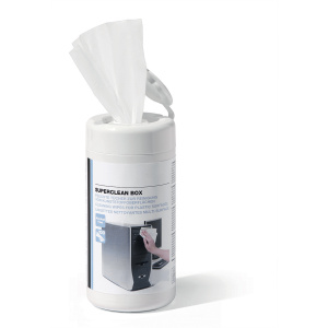 Distributeur de 100 lingettes pour CD/DVD