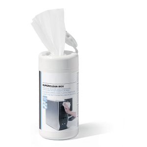 Distributeur de 100 lingettes pour CD/DVD