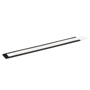 Lot de 50 porte-étiquettes magnétique - L20xH2 cm - Anthracite