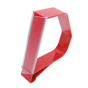 Porte-étiquette triangulaire pour guide de section/serre-livres