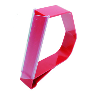 Porte-étiquette triangulaire pour guide de section/serre-livres